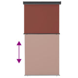 Balcony Side Awning 125x250 cm Brown 48423