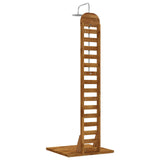 Outdoor Shower 225 cm Solid Acacia Wood and Stainless Steel 903108