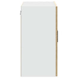 Kitchen Wall Cabinet with Glass Door Porto Sonoma Oak 854090