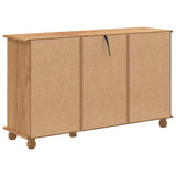 Chest of Drawer ASKIM Brown 79 x 40 x 133.5 cm Solid Pine wood 4105427