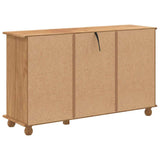 Chest of Drawer ASKIM Brown 79 x 40 x 133.5 cm Solid Pine Wood 4105427