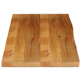 Table Top Live Edge 140x60x3.8 cm Solid Wood Mango 370601
