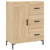 Highboard Sonoma Oak 69.5x34x180 cm Engineered Wood 3196014