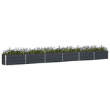 Planter Anthracite 580 x 50 x 45 cm Galvanised Steel 42018212