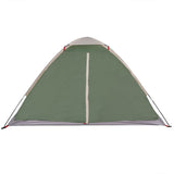 Camping Tent Dome 4-Person Green Waterproof 94762