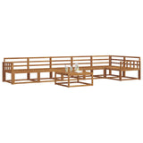 Outdoor Sofa Set 7 pcs Natural Solid Acacia Wood 3367677