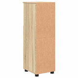 Bathroom Cabinet with Storage Sonoma Oak 30 x 35 x 95 cm 883316