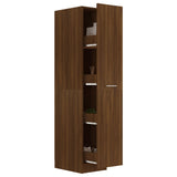 ZNTS Apothecary Cabinet Brown Oak 30x42.5x150 cm Engineered Wood 815203
