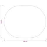 Table Cloth 5 pcs Oval Beige 160 x 220 cm 42040523