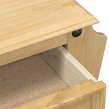 Bedside Cabinet Corona 45x35x47.5 cm Solid Wood Pine 4005657