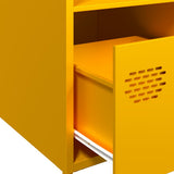 Highboard Mustard Yellow 35x39x103.5 cm Steel 851379