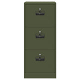 File Cabinet Olive Green 45.5 x 42 x 106.5 cm Cold-Rolled Steel 891620