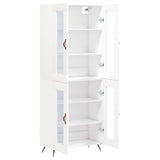 Highboard White 69.5x34x180 cm Engineered Wood 3198249