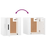 Wall Mounted TV Cabinets 2 pcs High Gloss White 40x34.5x40 cm 816645