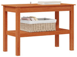 Console Table Wax Brown 80 x 40 x 75 cm Solid Pine Wood 858220