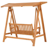 Swing Bench 174 cm Solid Teak Wood 316629