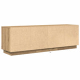 TV Cabinet with LED Lights Artisan Oak 160.5x41x50 cm 3328434