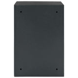 Safe Box with Lock Dark grey 35 x 31 x 50 cm Steel 42011316
