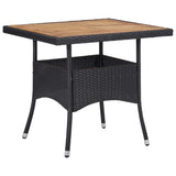 Garden Dining Set Black, Cream White 3095923