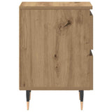 Bedside Cabinet with Drawer 2 pcs Artisan Oak 40 x 35 x 50 cm 863465