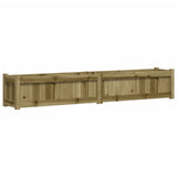 Garden Planter 180x31x31 cm Impregnated Wood Pine 837502