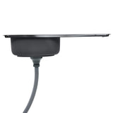 Kitchen Sink with Strainer and Trap Stainless Steel 145073