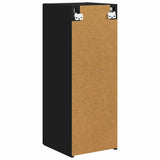 TV Wall Cabinet Black 30 x 31 x 80 cm Engineered Wood 892291