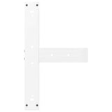 Bar Table Legs T-Shaped 2 pcs White 60x35x cm Steel 4013105