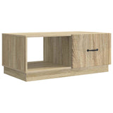 Coffee Table Sonoma Oak 90 x 50 x 37 cm Engineered Wood 895417