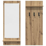 Wall-Mounted Coat Rack with Shelf Artisan Oak 70 x 10 x 90 cm 874530