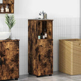 Bathroom Cabinet with Storage Smoked Oak 30 x 35 x 95 cm 883319