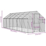 Aviary Silver 1.79x6x1.85 m Aluminium 3155798
