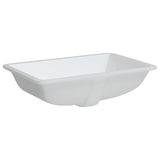 Bathroom Sink White 60x40x21 cm Rectangular Ceramic 153728