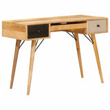 Writing Desk Brown 110 x 55 x 76 cm Solid Mango Wood 4104606