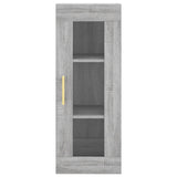 Highboard Grey Sonoma 34.5x34x180 cm Engineered Wood 3199487