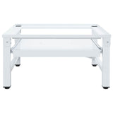 Washing Machine Pedestal with Pull-out Shelf White 4009873