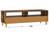 LED TV Cabinet Smoked Oak Engineered Wood 897210