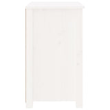 Bedside Cabinets 2 pcs White 50x35x61.5 cm Solid Wood Pine 813682