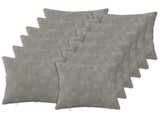 Cushion Cover 12 pcs HEERLEN Light Grey 45 x 45 cm 910491
