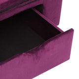 Dog Sofa with Drawer Burgundy 75x50x38 cm Plush 171081