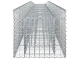 Gabion Raised Bed 2 pcs Silver 3422217