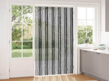 Insect Curtain Chenille Grey and Black 100 x 230 cm 100% PP 42034427