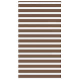 Zebra Blind Brown 120x200 cm Fabric Width 115.9 cm Polyester 4014369