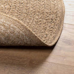 ZNTS Rug ZIZUR 120 cm Jute Look Indoor and Outdoor 364836