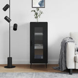 Sideboard Black 34.5x34x90 cm Engineered Wood 828813
