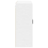 Wall Glass Cabinet LUCCA White 80 x 31 x 80 cm Engineered Wood 885065