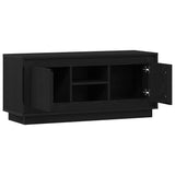 TV Cabinet Black Oak 102 x 35 x 45 cm Engineered Wood 881315