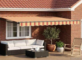 Manual Retractable Awning with LEDs Multicolour 2.5 x 2 m 3419349