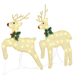 LED Reindeers 5 pcs Gold Fabric 3385887