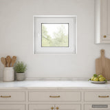 Basement Window RISOR 60 x 55 cm PVC and Glass 42047838